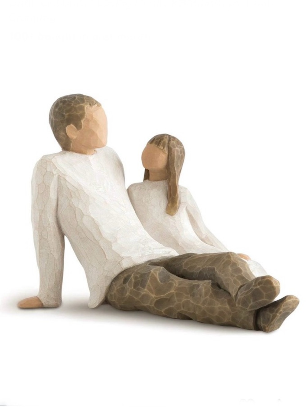 Willow Tree Father and Daughter, Sculpted Hand-Painted Figure
